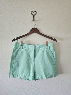 J. Crew Mint Green Chino Shorts